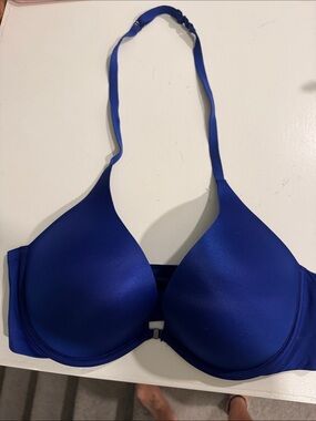 Royal Blue Push-Up Bra straps around the neck or strapless